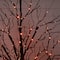 5ft. Pre-Lit Halloween Black Twig Artificial Tree with 240 Orange & Purple LED Lights